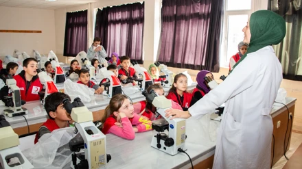 Sızma Alparslan İlkokulu öğrencileri Selçuk Üniversitesini gezdi